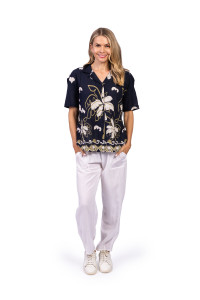 Margot Collared Short Sleeve Top