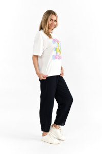 Ruby Crew Neck Printed Tshirt