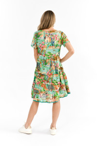 Colette V Neck Tassel Dress