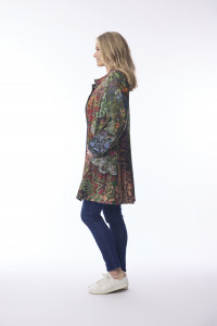 Digital Mid Length Coat