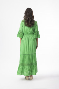 Broderie Essentials Dress Maxi V