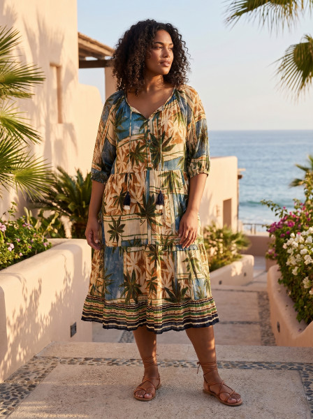 Allard Dress Layers Puff Sleeve