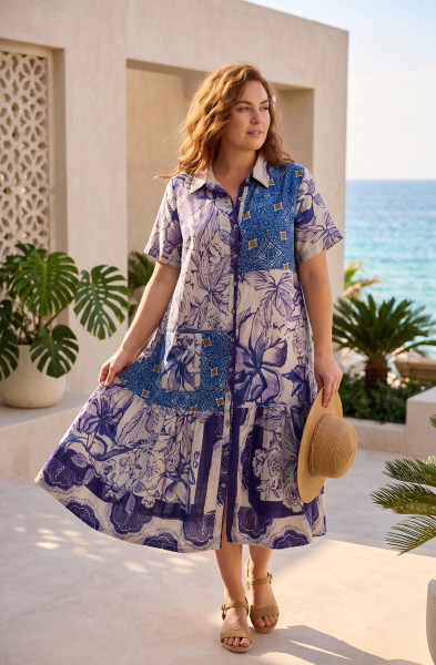 Avignon Dress Patch Long