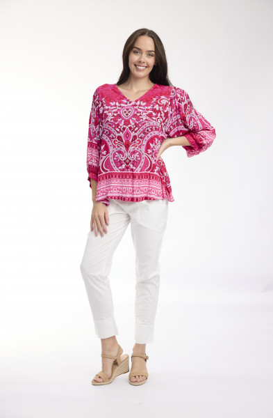 Boho Top 3/4 Sleeve