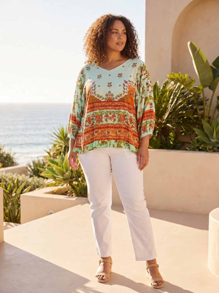 Boho Top 3/4 Sleeve