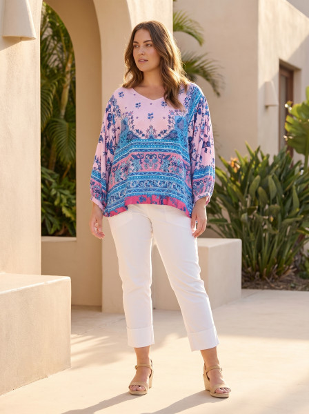 Boho Top 3/4 Sleeve