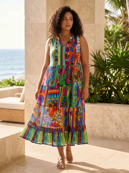 Bonnieux Dress Layers Sleeveless