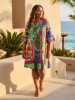 Bonnieux Dress Contemporary Frill Sleeve