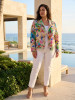 Camellias Jacket Fringe