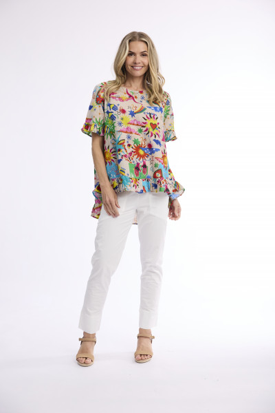 Camellias Top Frill