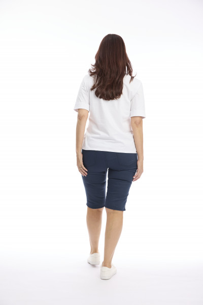 Stretch Denim Shorts