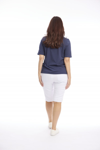 Stretch Denim Shorts
