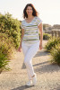 V-Neck Drop Shoulder T-Shirt