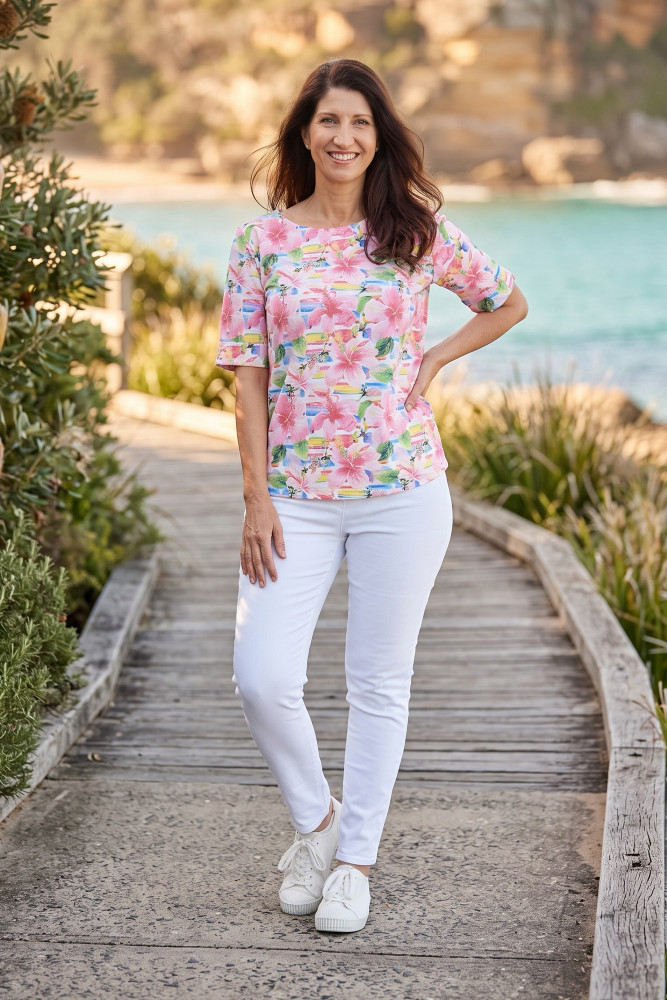 Round Neck Short Sleeve Tee
