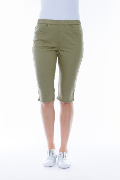 Stretch Denim Shorts