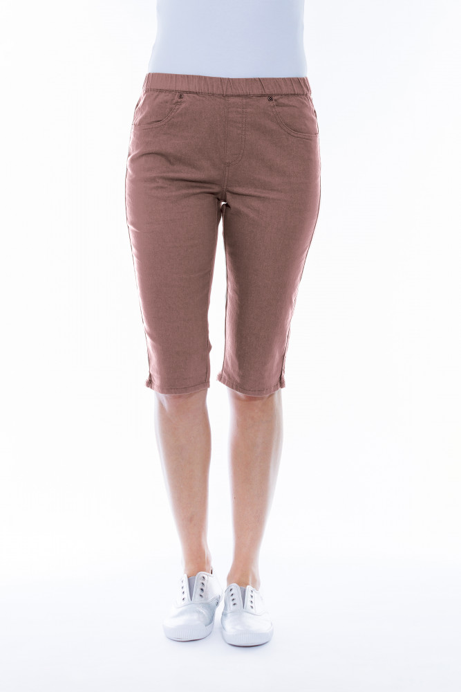 Stretch Denim Shorts