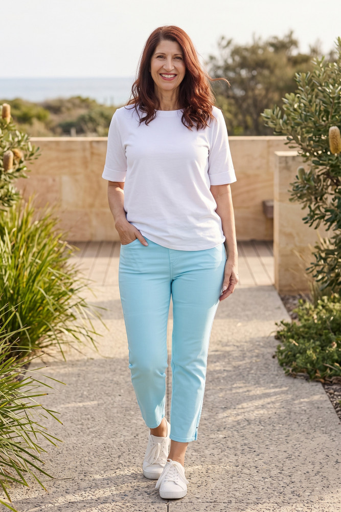 7/8 Stretch Denim Pants