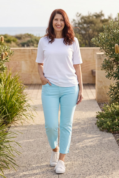 7/8 Stretch Denim Pants