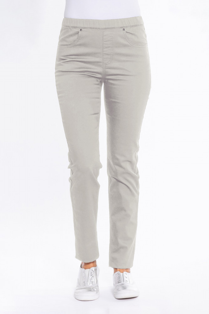 Full-Length Stretch Denim Pants