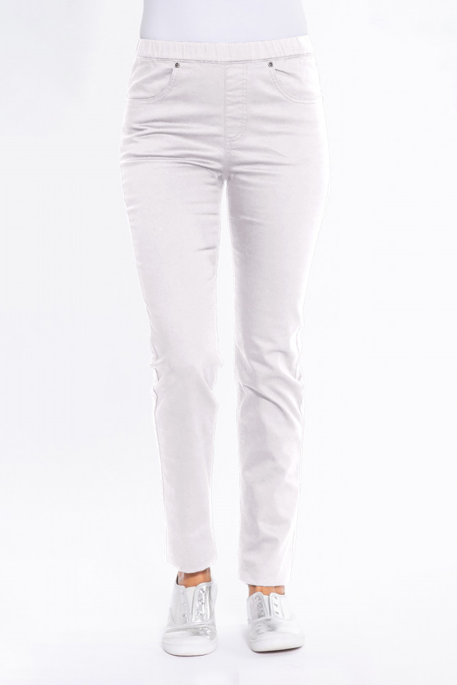Full-Length Stretch Denim Pants
