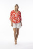 Comodoro Red Top Collar Long Sleeve