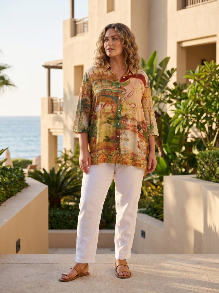 Digital Collared Shirt