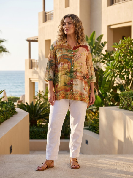 Digital Collared Shirt