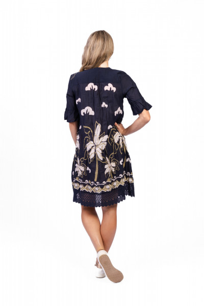 Hannah Tunic Boho Short Sleeve