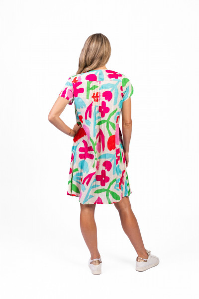 Nicola Dress Cap Sleeve