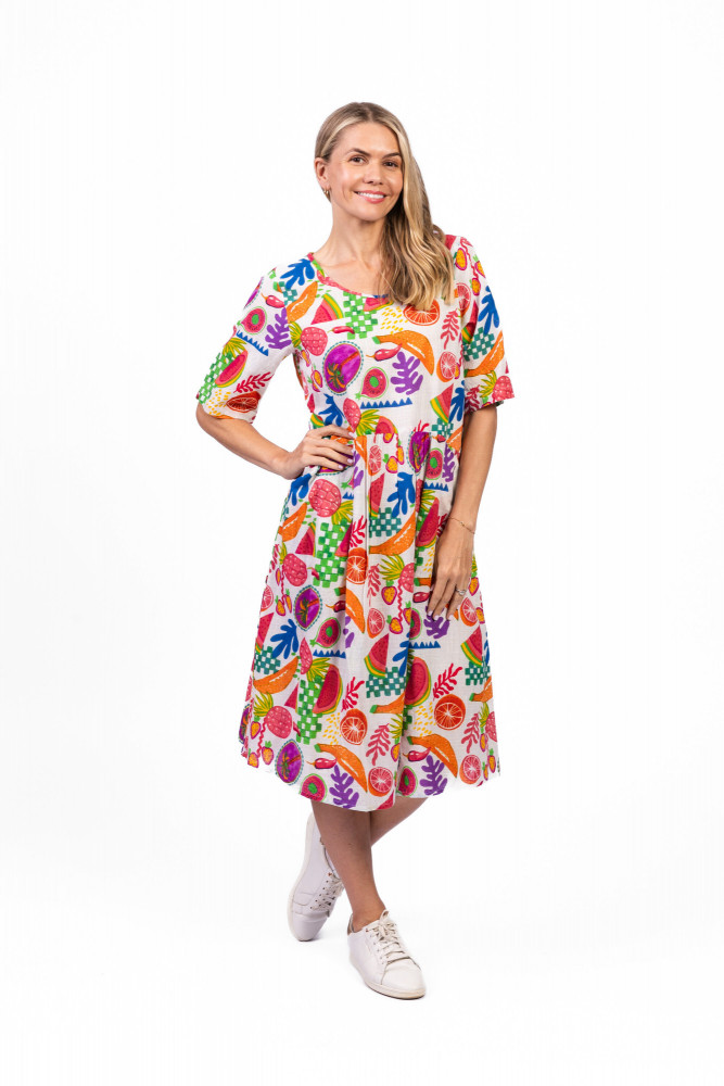 Yvonne Dress Round Neck