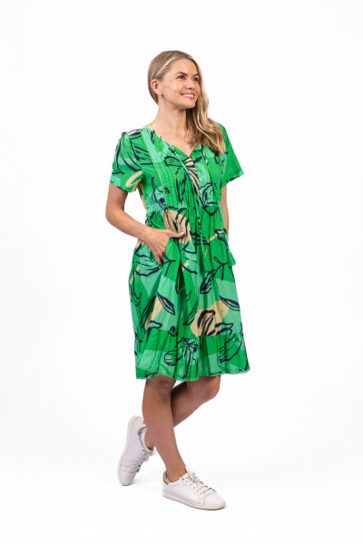 Colette V Neck Tassel Dress