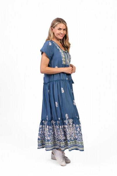 Zola V Neck Maxi Dress