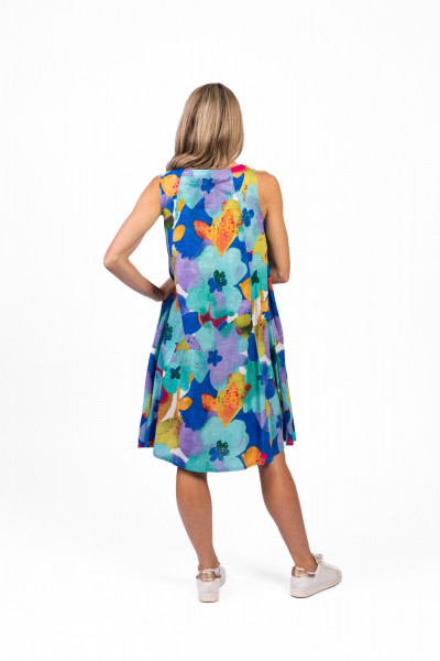 Estelle Crew Neck Sleeveless Dress