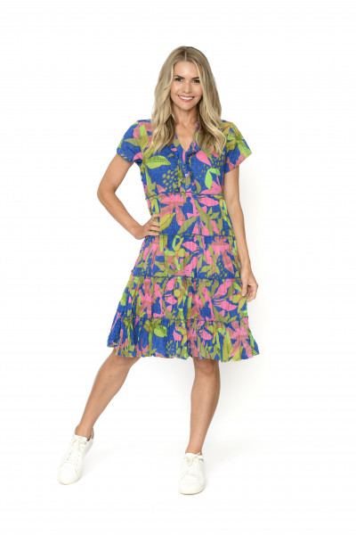 Marta Frill Neck Dress