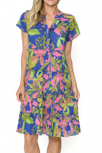 Marta Frill Neck Dress