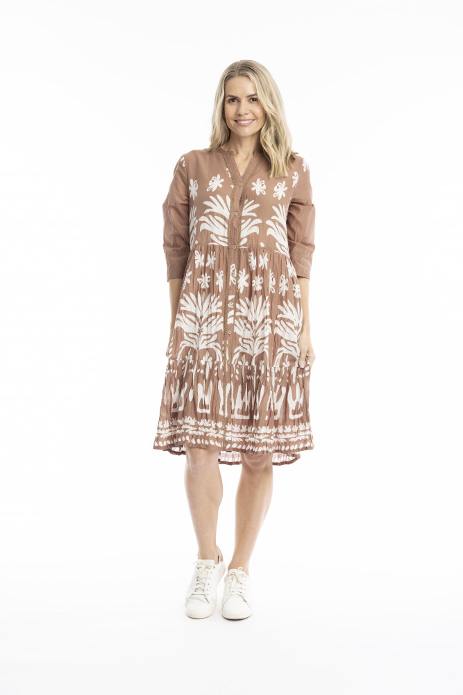 Vivian V Neck Shirt Dress