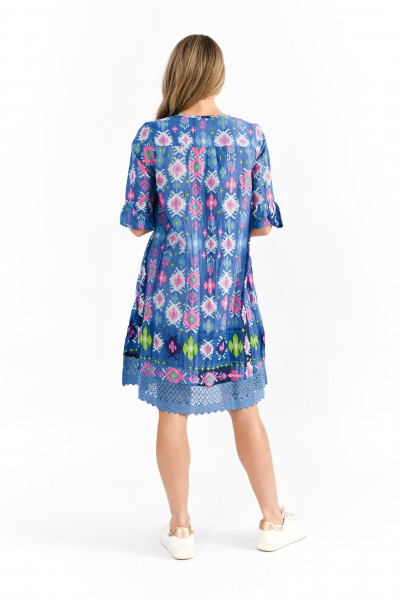 Hannah Tunic Boho Short Sleeve