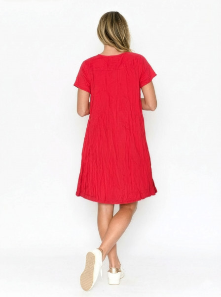 Taylor Dress Cap Sleeve Solid With Lining