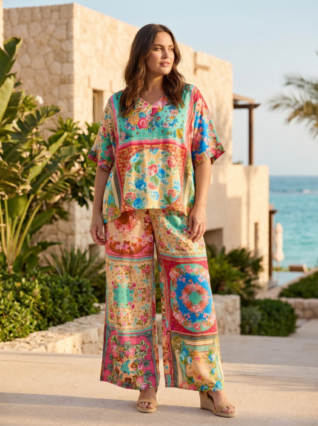 Foulard Fleurs Pant