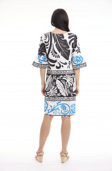 Guadeloupe Dress Contemporary Frill Sleeve