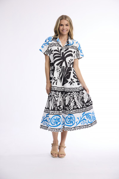 Guadeloupe Dress Layers Collar