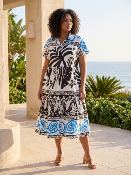 Guadeloupe Dress Layers Collar