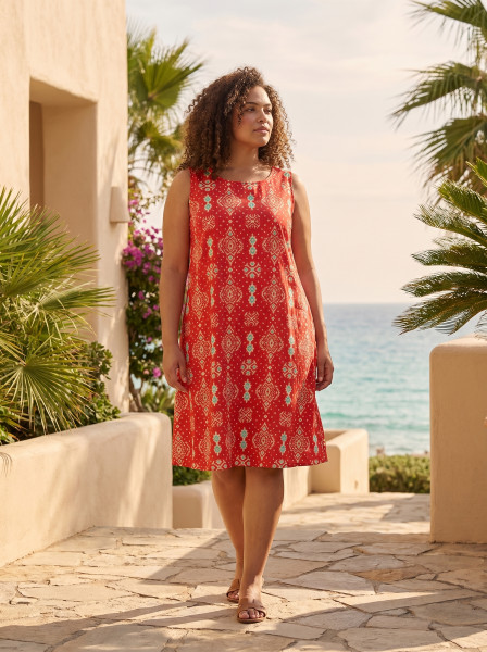 Jardin Exotique Dress Reversible Sleeveless