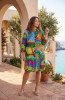 Le Moulin Dress Collar 3/4 Sleeve
