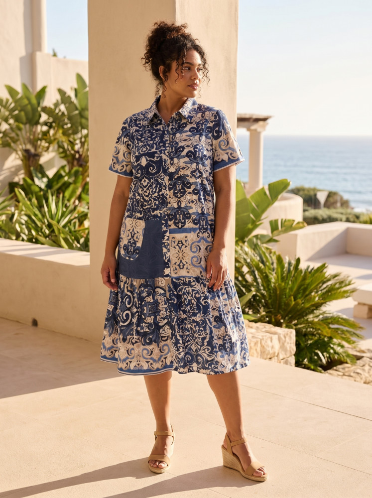 Monaco Dress Patch Long