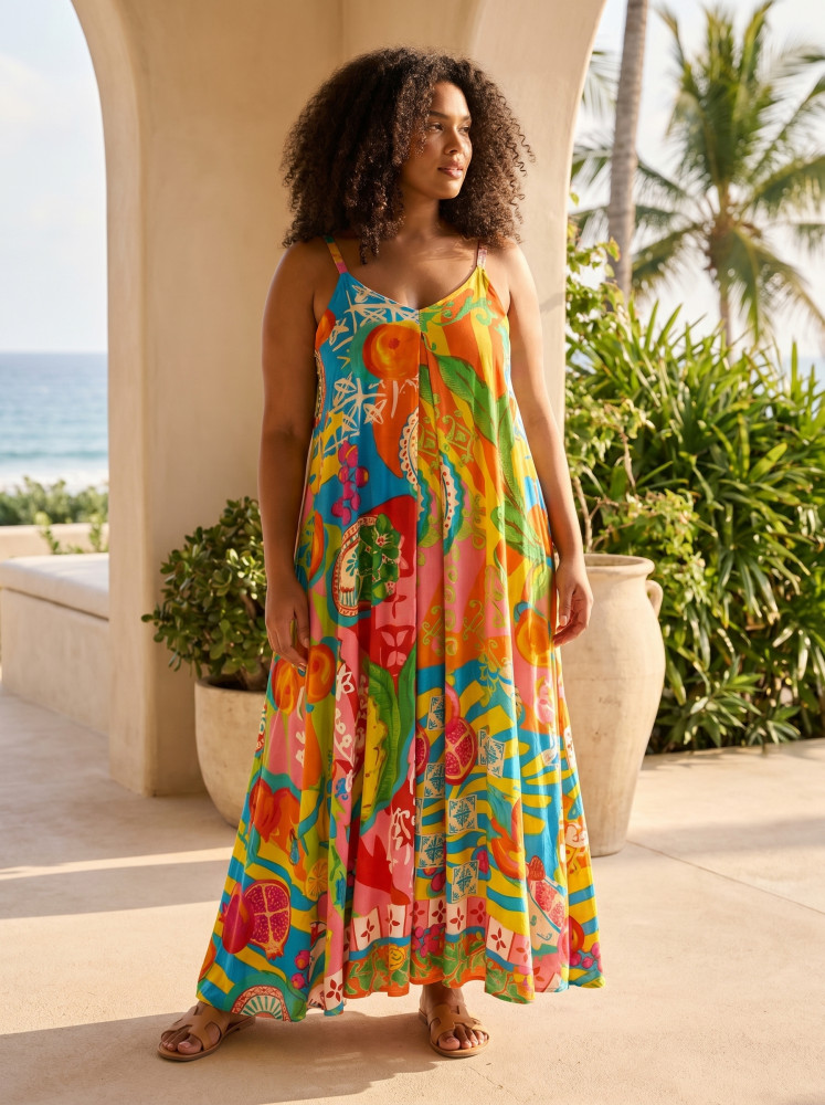 Mougins Dress Strappy Midi