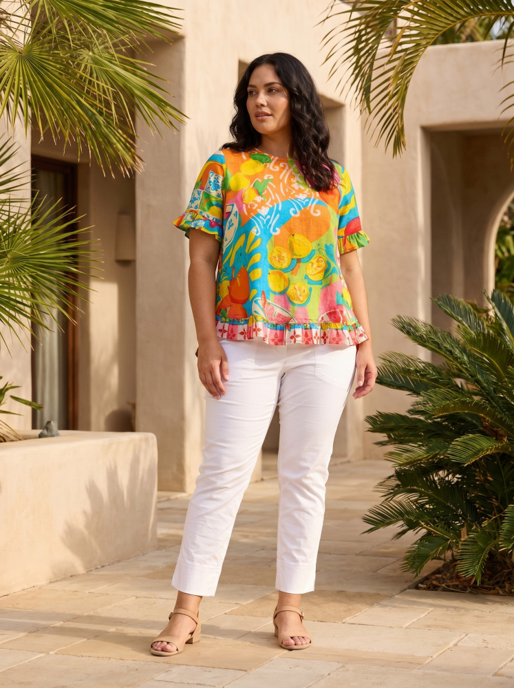 Mougins Top Frill