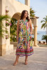Paloma Dress Maxi V Sleeveless