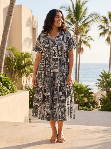 Pampellone Dress Layers Collar