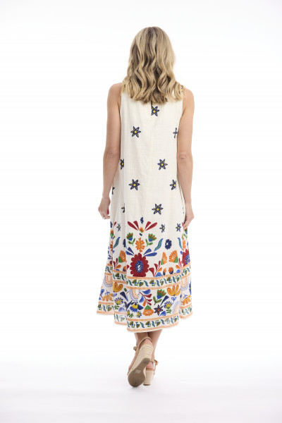 Pellion Dress Midi Sleeveless
